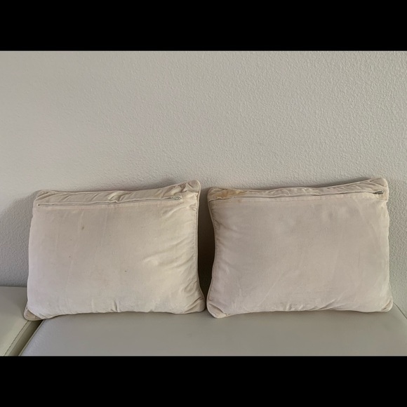 Embroidery Floral Accent Pillows - Picture 4 of 7